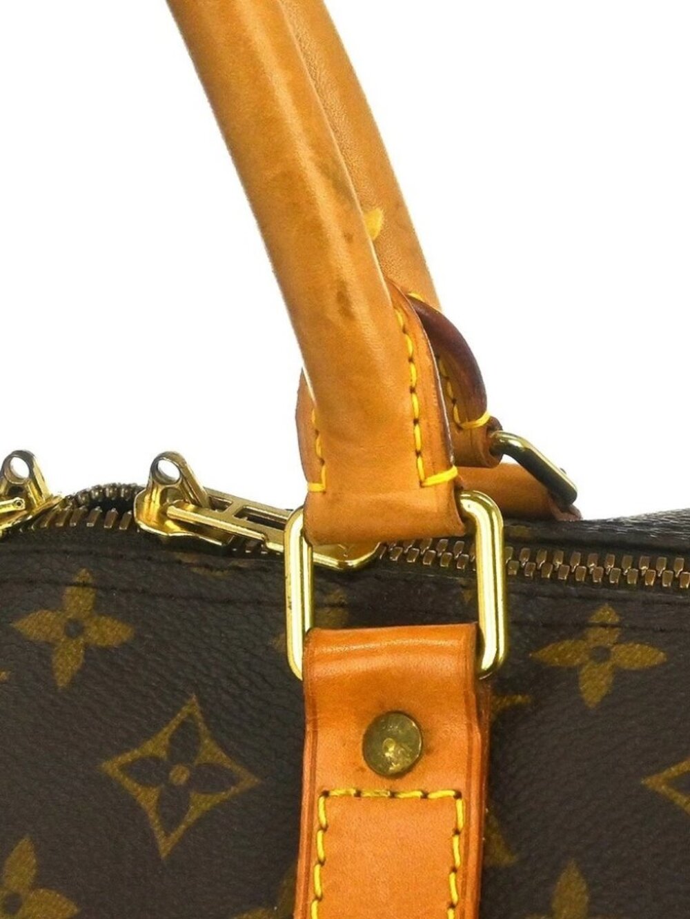 LOUIS VUITTON MONOGRAM KEEPALL BANDOULIERE 60 BAG - Picture 12 of 16